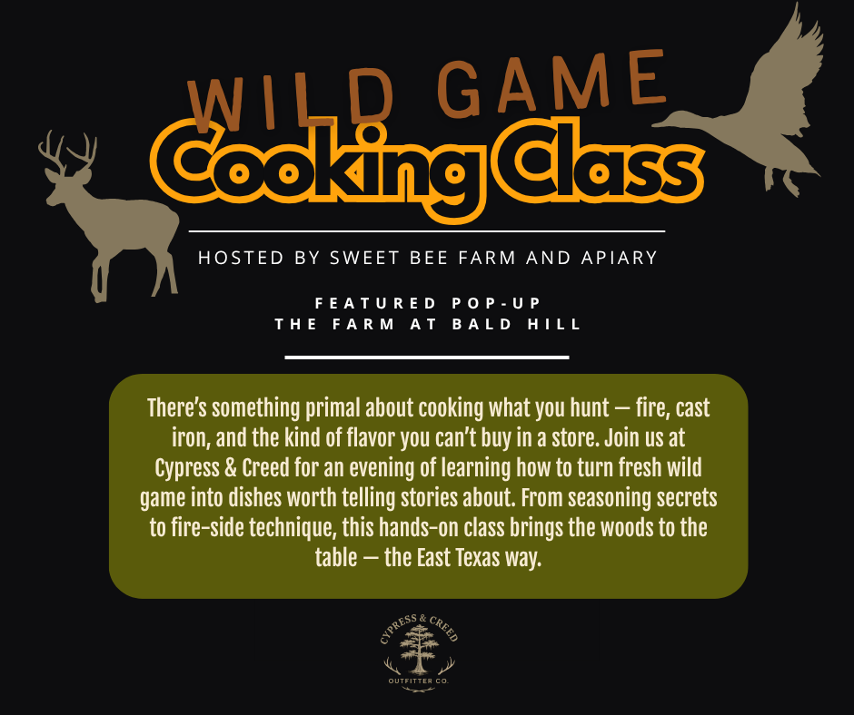 Wild Game Cooking Class