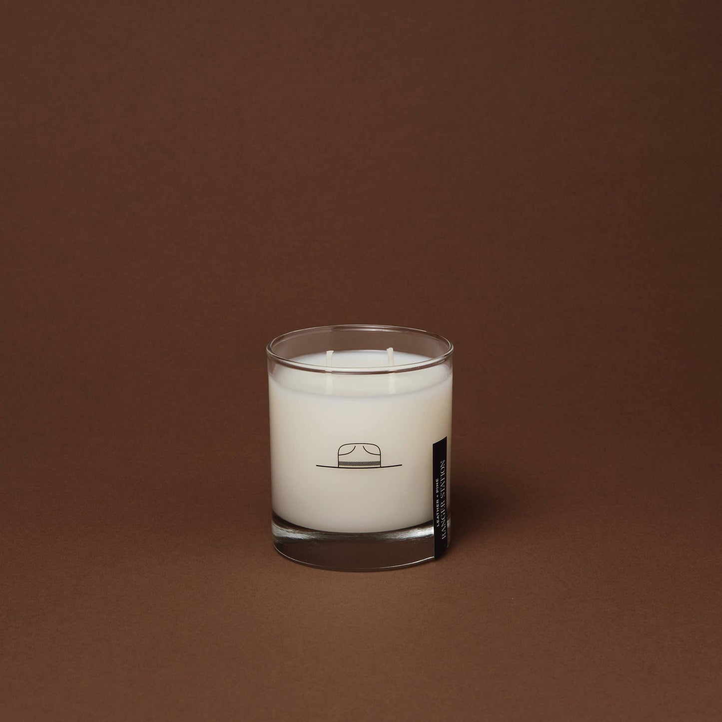 LEATHER + PINE CANDLE