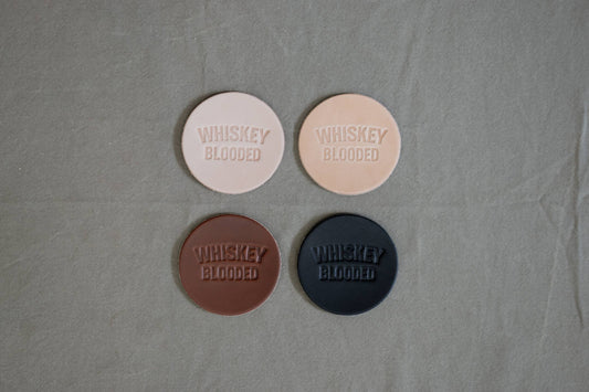 Leather Coaster | Whiskey Blooded