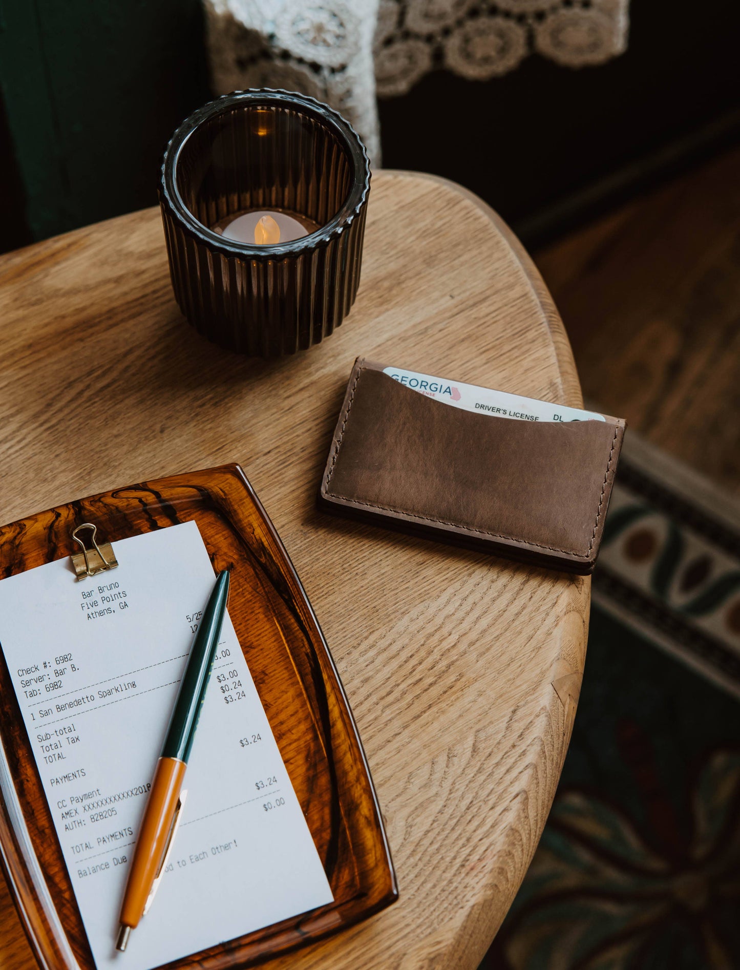 Handmade Leather Minimalistic Cardholder Wallet