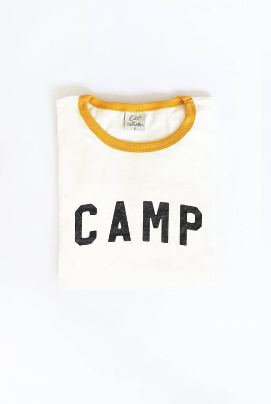 CAMP ringer graphic t-shirt