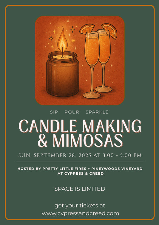 Candle Making & Mimosas - 28 Sept 2025