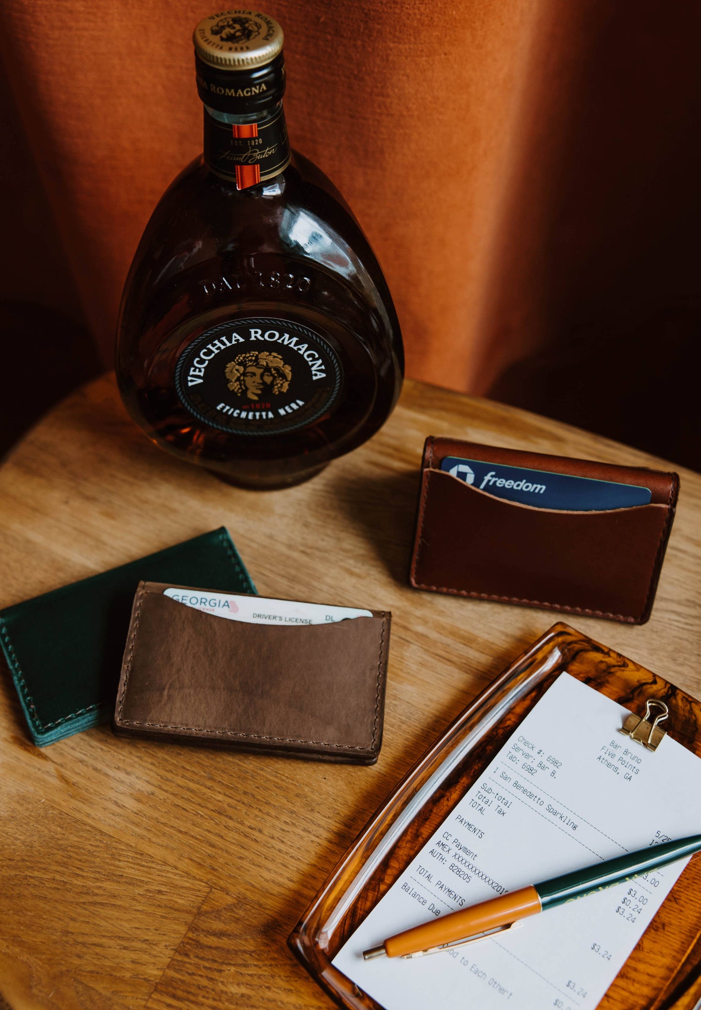 Handmade Leather Minimalistic Cardholder Wallet