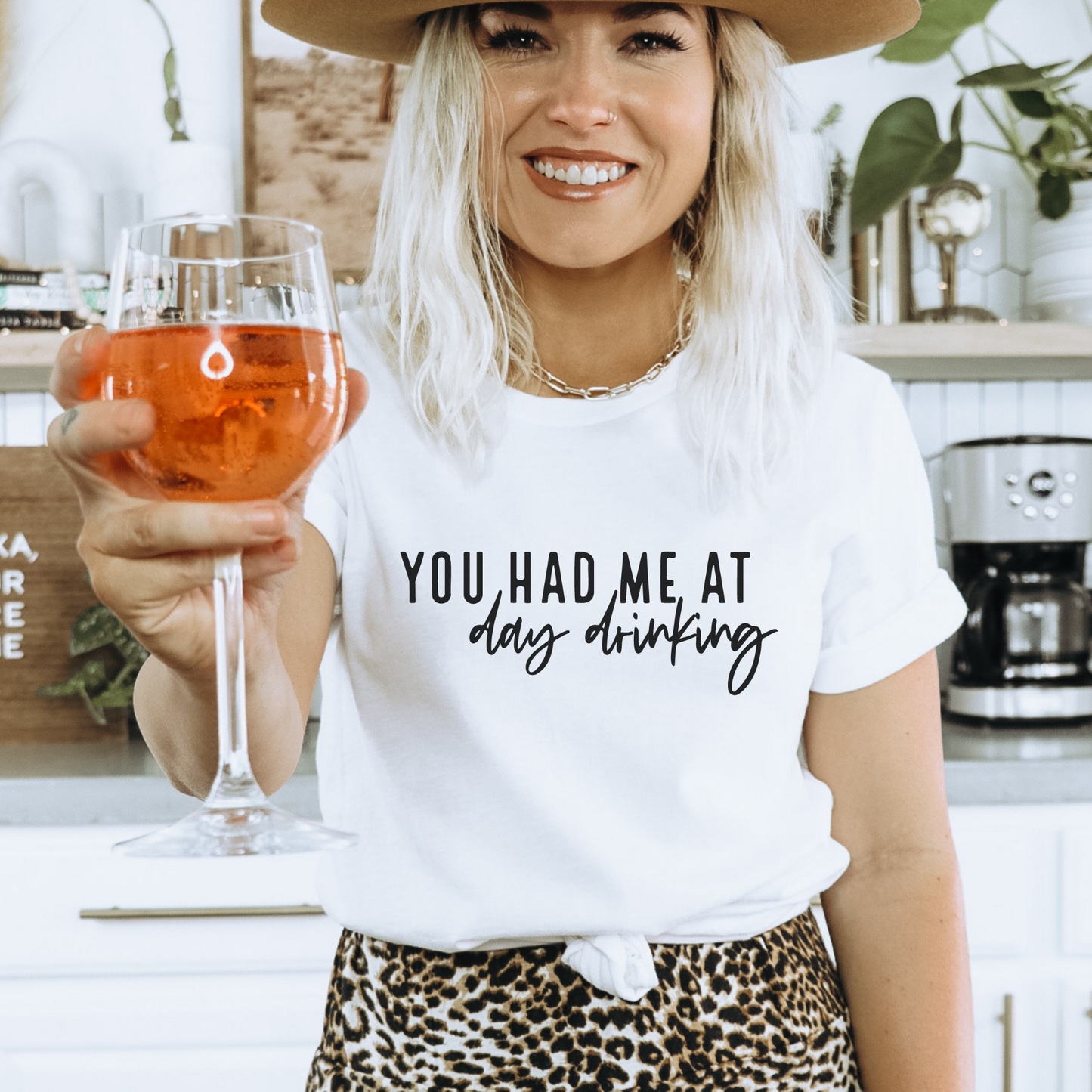 You Had Me at Day Drinking Funny Graphic T-Shirt