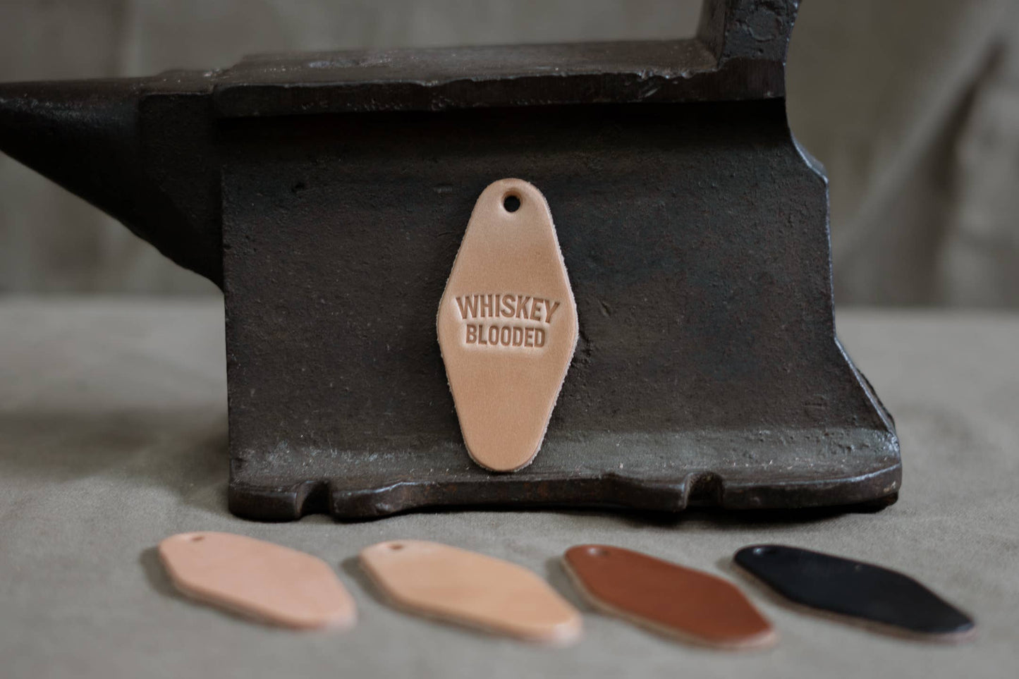 Leather Motel Key Tag | Whiskey Blooded